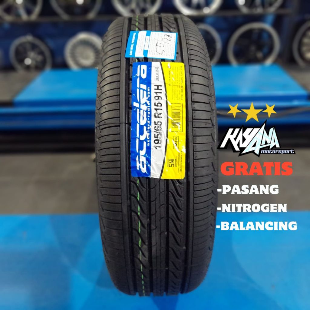 Ban Mobil 195 65 R15 Merk Accelera Ecoplus Ban Radial R15 195/65 -Tubles