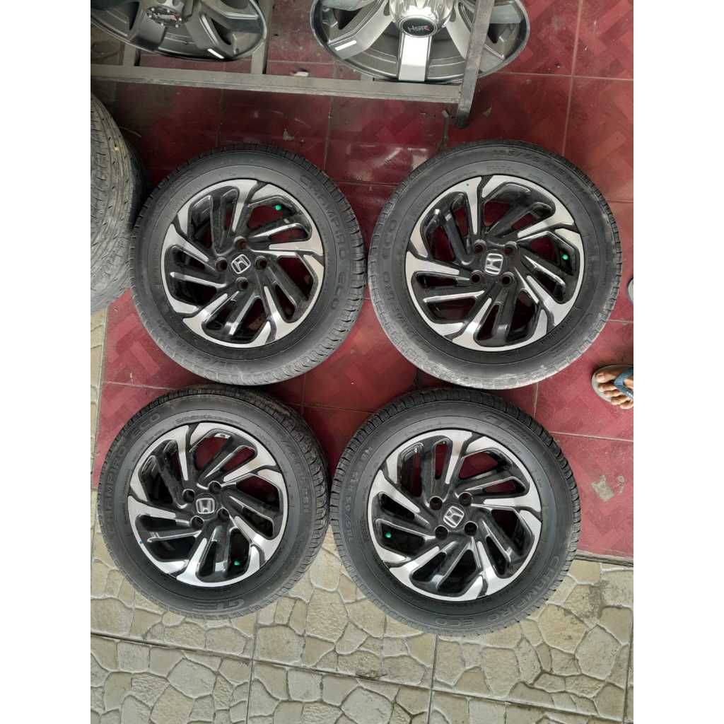 VELG OEM STD COPOTAN HONDA MOBILIO RS RING 15X5,5 PCD 4X100 B/P BAN BONUS 185 65 R15 BUAT BRIO VIOS 