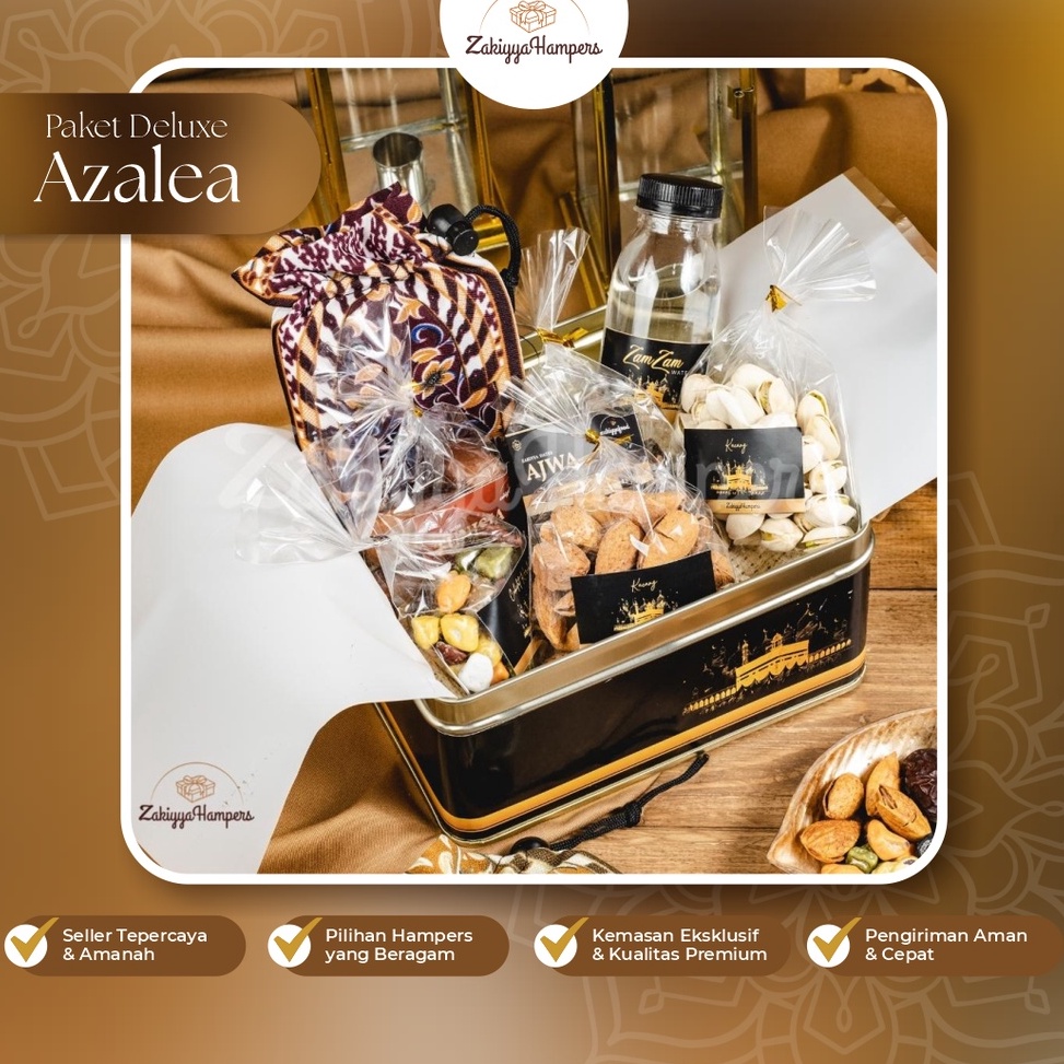 

DISKON Hampers Paket OlehOleh Souvenir Haji Dan Umroh Premium Paket Deluxe Azalea