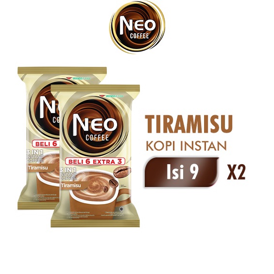 

Best Terlaris Neo Coffee Tiramisu Twinpack 1 x 2 gr Ready