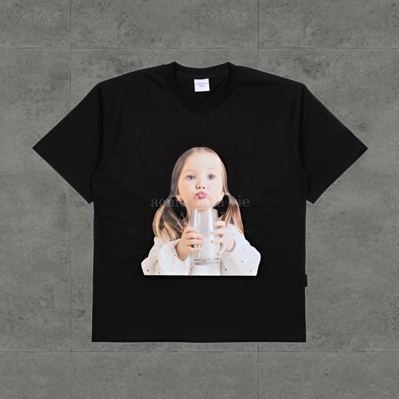 Kaos Oversize Acme De La vie T-Shirt Black Milk Girl Premium