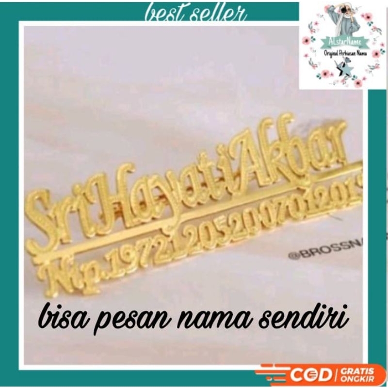 BROS NAMA/BROS HIJAB/BROS CUSTOM/BROS LAPIS EMAS/ACCESORIES JILBAB