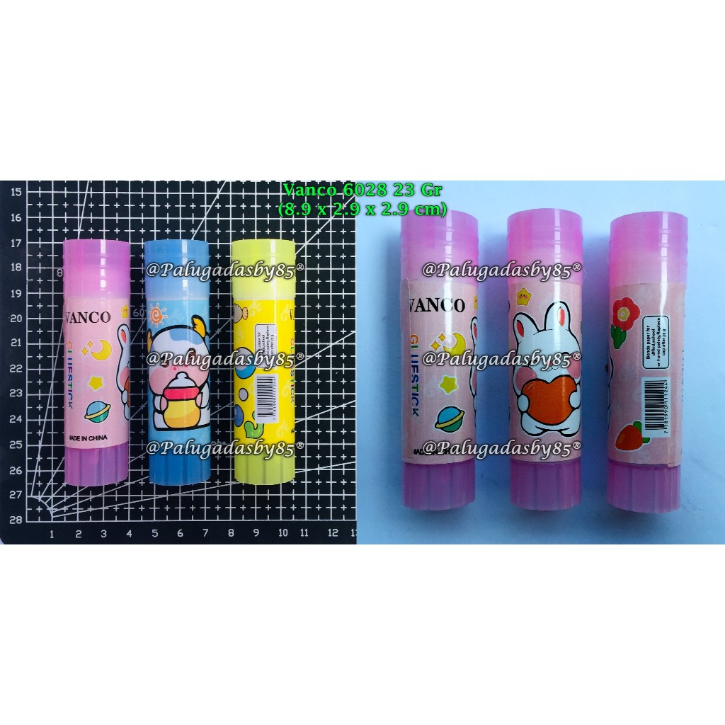 

(1 Biji) Glue Stick VANCO 6028 23 Gram / Lem Kertas Batang Vanco 6028 / Lem Stik Vanco 6028 / Glue Stick Murah