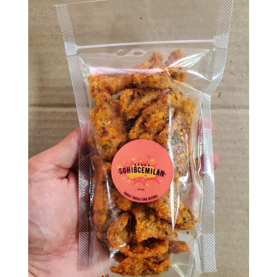 

Pasti Murah Keripik Kulit Ayam Crispy Pedas Daun Jeruk 13gr Produk Keren