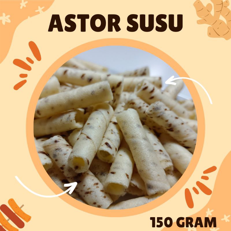 

Astor Mini Susu vanilla snack kue kering 150 gram