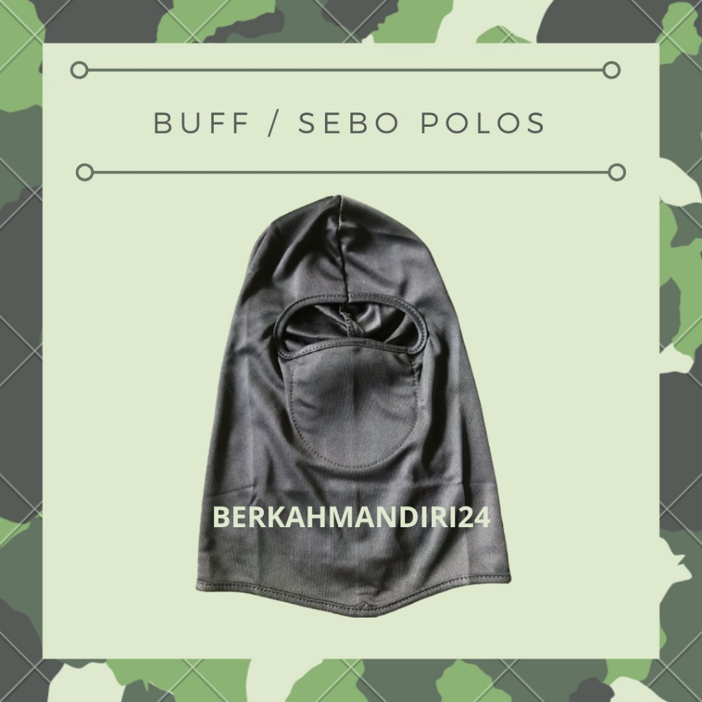 Buff Sebo Polos Tactical Masker TNI Scuba