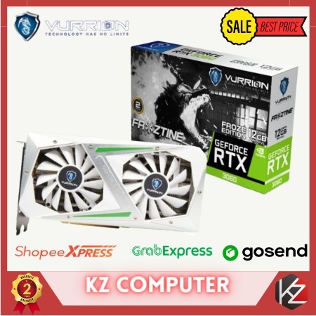 VGA CARD / VGA NVIDIA VURRION RTX 3060 12GB GDDR6 192 BIT FROZETINE