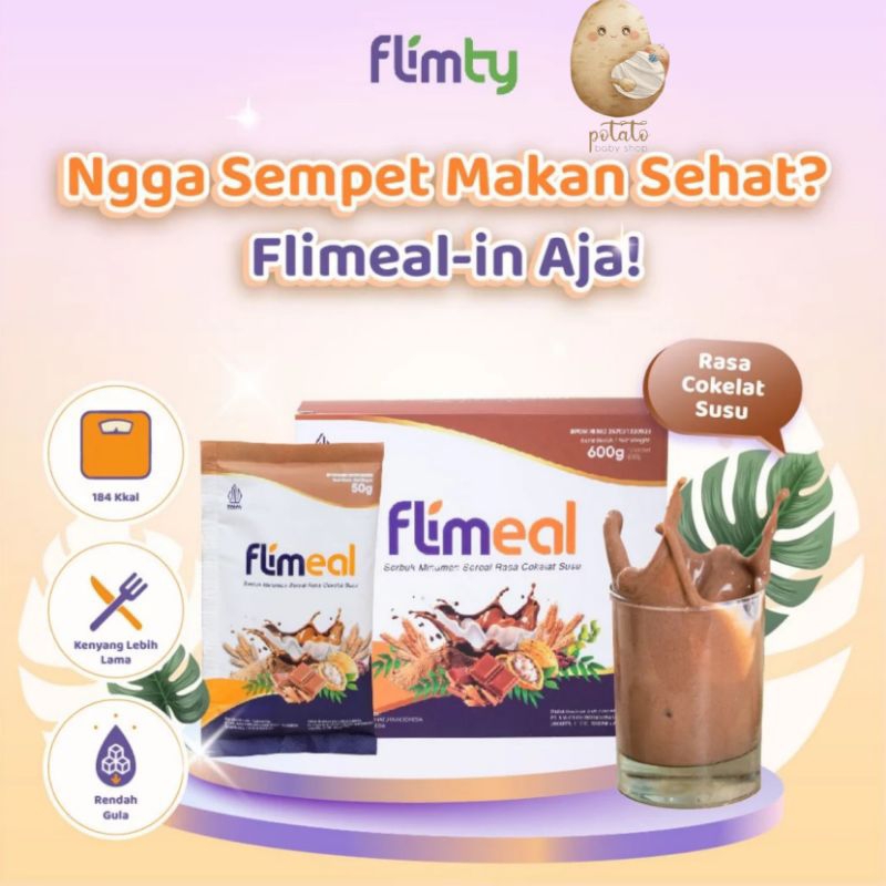 

Flimeal Cereal - Serbuk Minuman Sereal Rasa Cokelat Susu