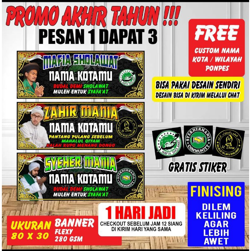 BANNER SHOLAWAT