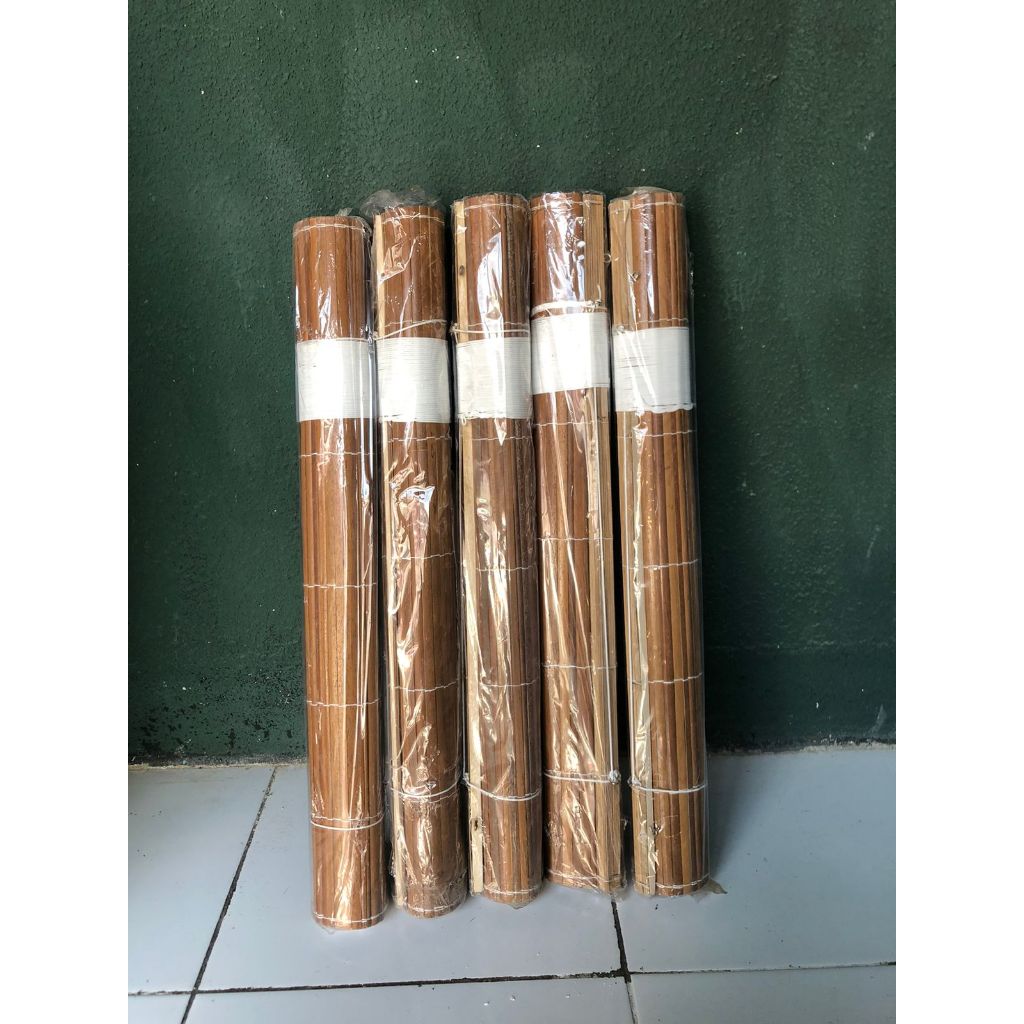 Tirai Bambu Natural 70cm x 200cm