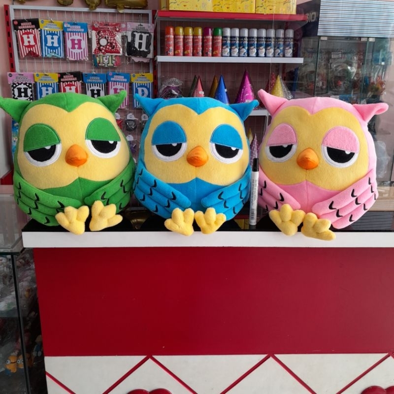 Boneka Burung Hantu Lucu Owl Roumang