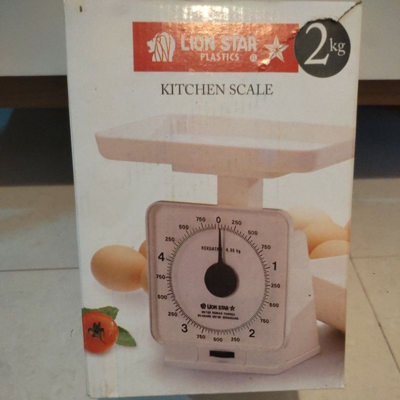 Timbangan Dapur ||LION STAR 2KG ||100% New ||second