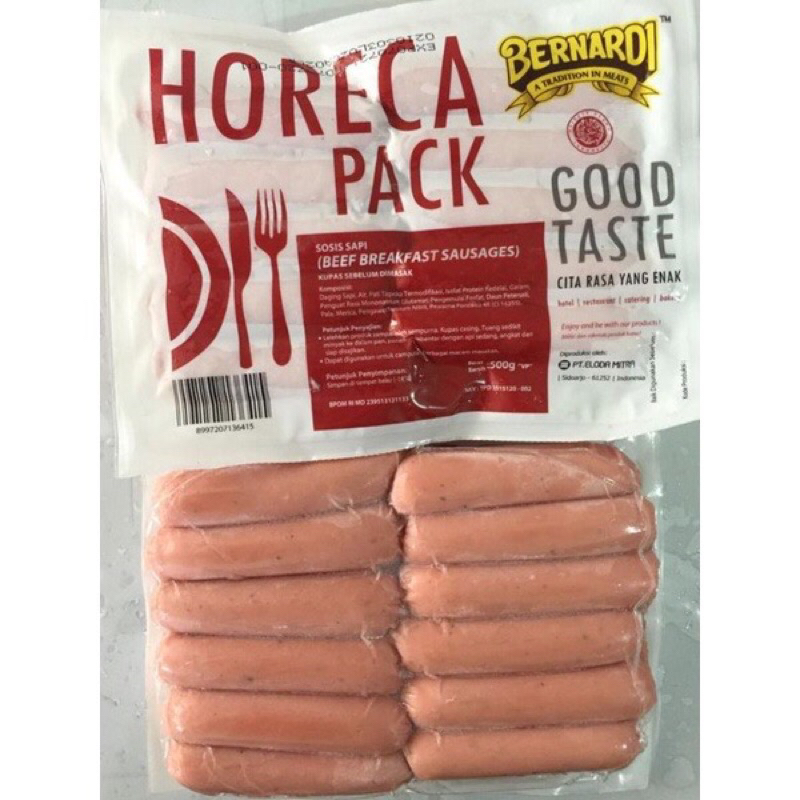 

Sosis cocktail bernardi 500g | Bernardi Beef Sausage| Bernardi horeca pack