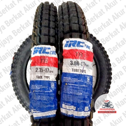 Ban Motor Trail Cross IRC Ring 17 275 17 dan 300-17 TR Sepasang