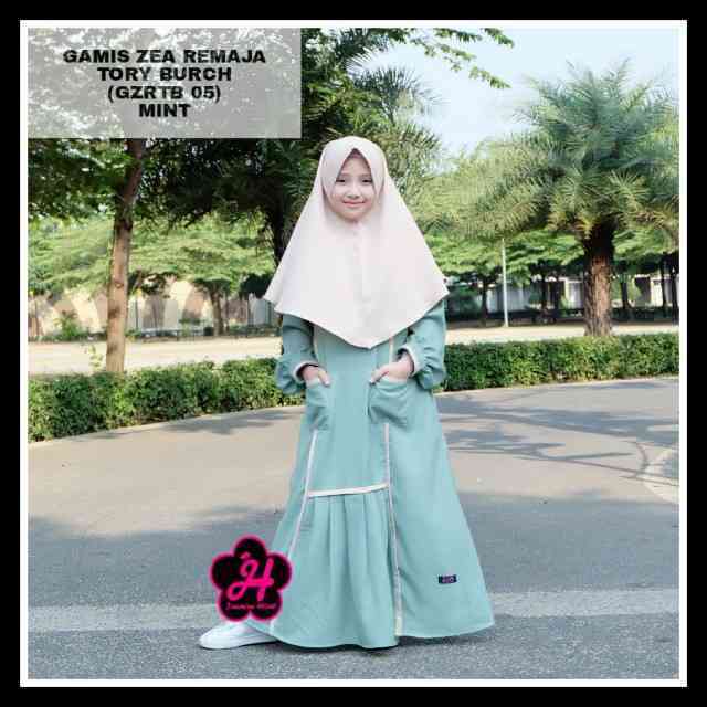 GAMIS ANAK REMAJA SET BY ZEA GZRTB (Mint)