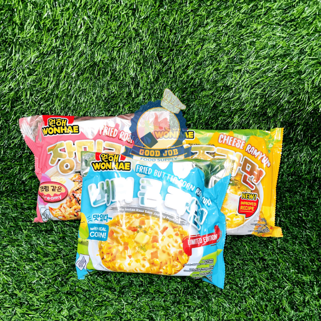 WONHAE Korean Cheese Ramyun 120 g Halal | Mie Instan Ala Korea