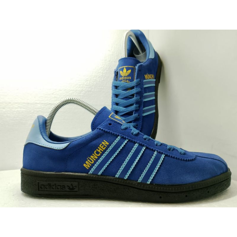 sepatu casual adidas Munchen blue