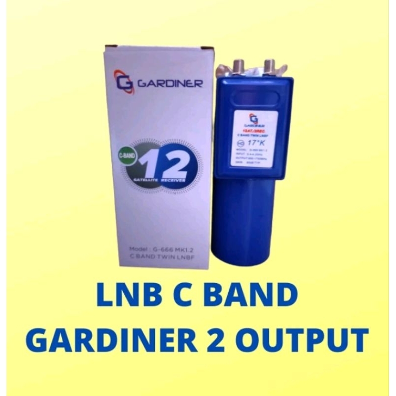 LNB C band 2 out Gardiner 1in 2 dual satelit cband