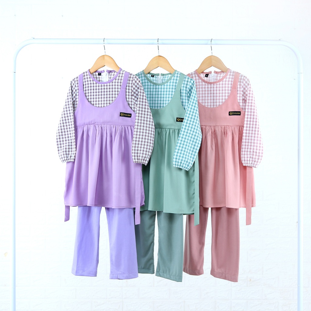 Aruna One Set Tunik by CUTEKIDS - Setelan Tunik Anak Perempuan 1-8tahun