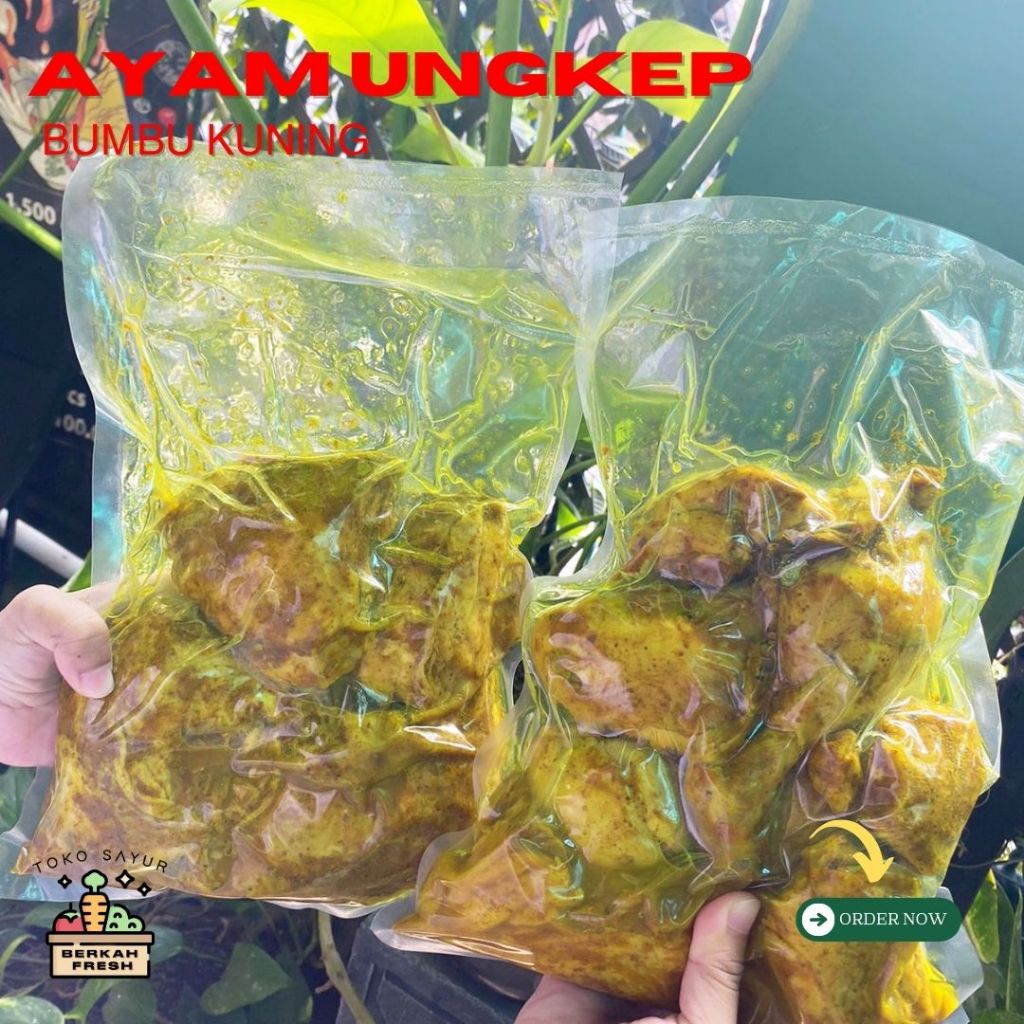 

Ayam Ungkep Bumbu Kuning Bumbu Meresap Siap Goreng 1kg