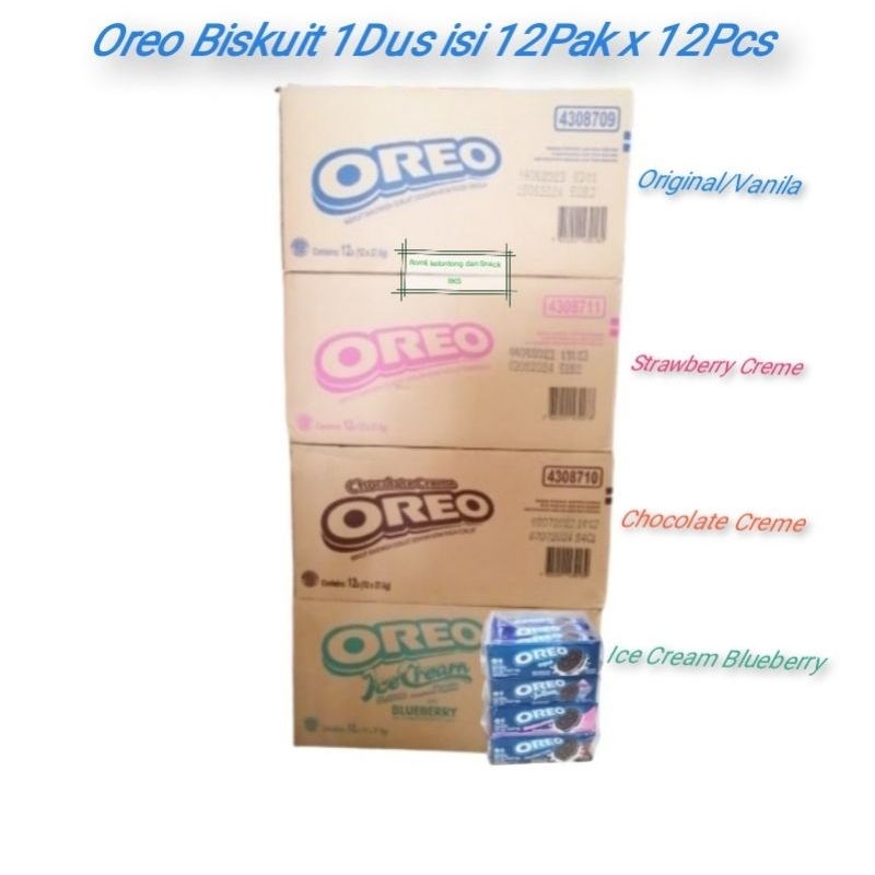 

Oreo Biskuit 1Dus / Karton isi 12pack x 12 pcs