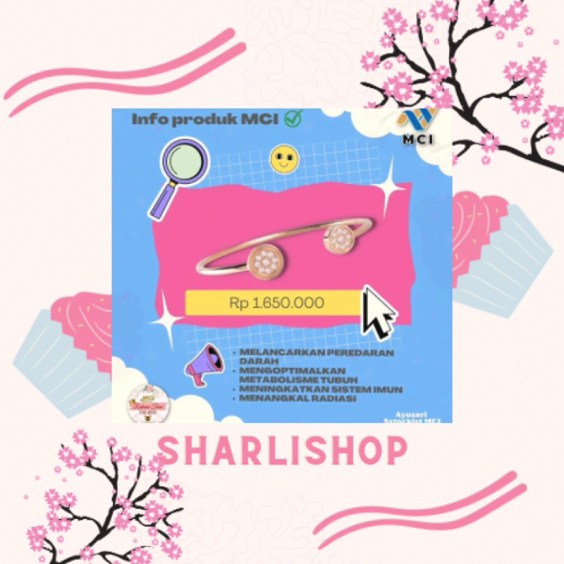 GELANG GOLD MCI SEGEL ORIGINAL MCI 100%