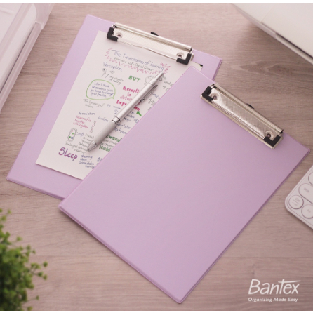 

Bantex Clipboard / Papan Jalan / Papan Ujian A5 Light Lilac 4206 24