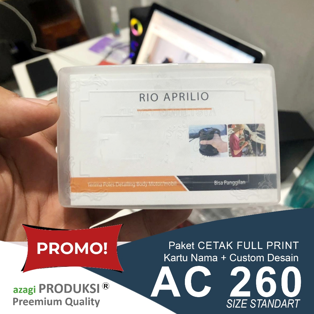 

CETAK KARTU NAMA PRINT 2 SISI LANGSUNG JADI TANPA MINIMUM ISI -100 PCS