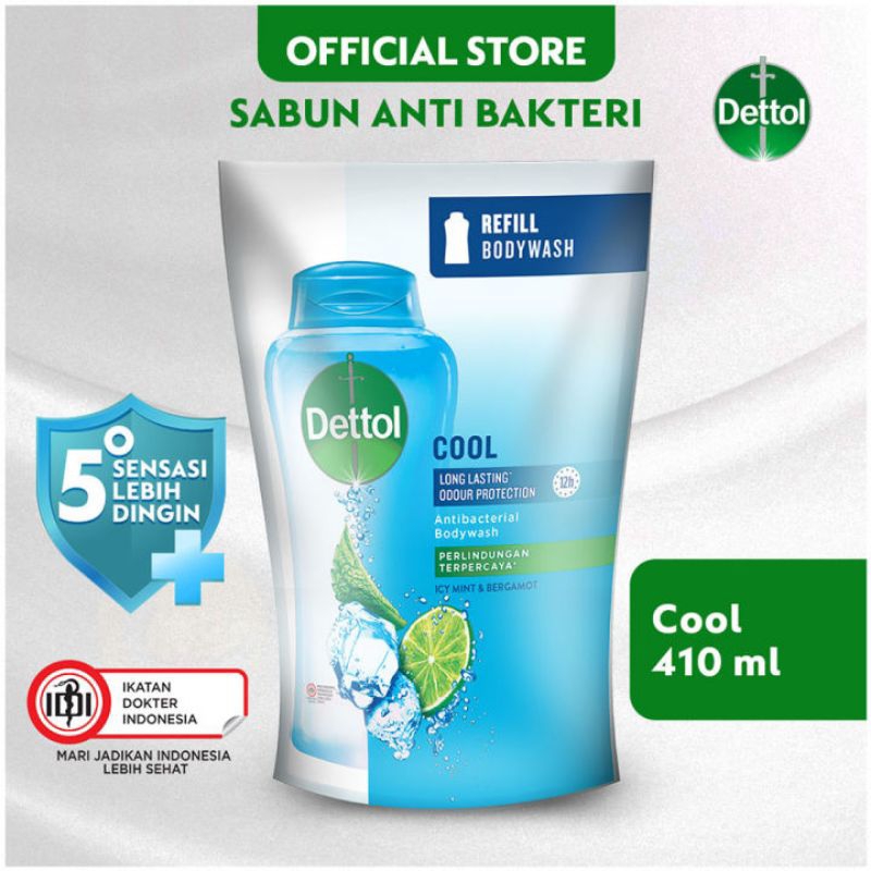 Detol BodyWash Lasting fresh Super Parfume & Anti Bacterial 410ml