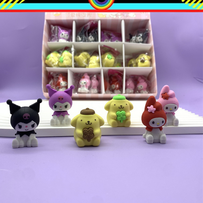 

PENGHAPUS 3D SANRIO | PENGHAPUS PENSIL | ERASER PENCIL | KUROMI | MELODY | POMPOM | CINAMORROL | @banyak