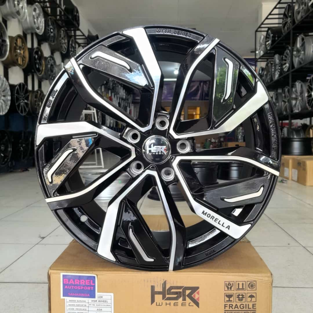 Velg mobil bagus ring18 hsr morella Buat Hrv ,crv ,Xpander,Brv ,Civic ,sportage ,Brv ,Alphard