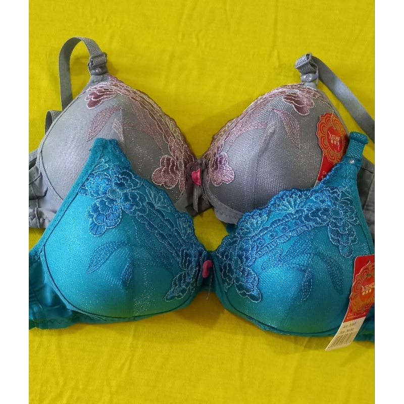 BH Wanita XISIMEI Bra Wanita kait 2 Tanpa Kawat Original Termurah