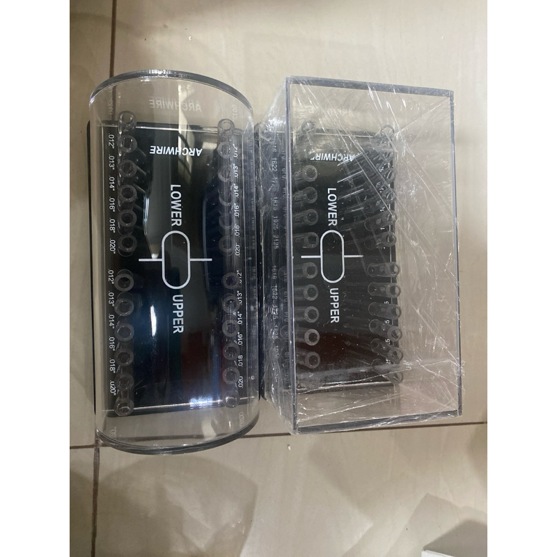 Dental Kotak Kawat Orto Wadah Wire Niti SS Round dan Rectangular