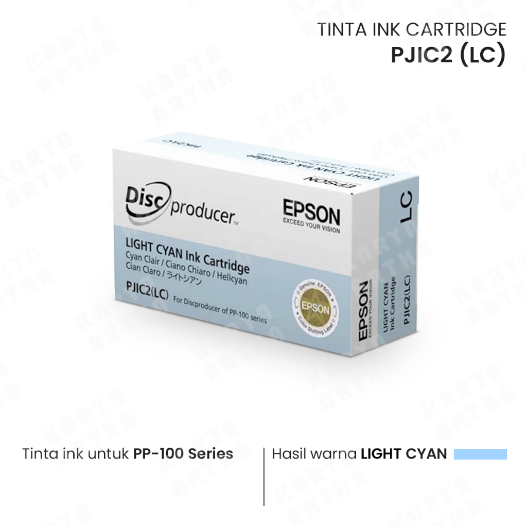 

Tinta Epson PJIC2-LC Light Cyan Ink Cartridge PP-100