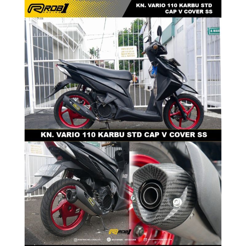 KNALPOT ROB1 RCB1 HONDA VARIO 110 VARIO TEKNO 110 OLD KARBU SS CUP V