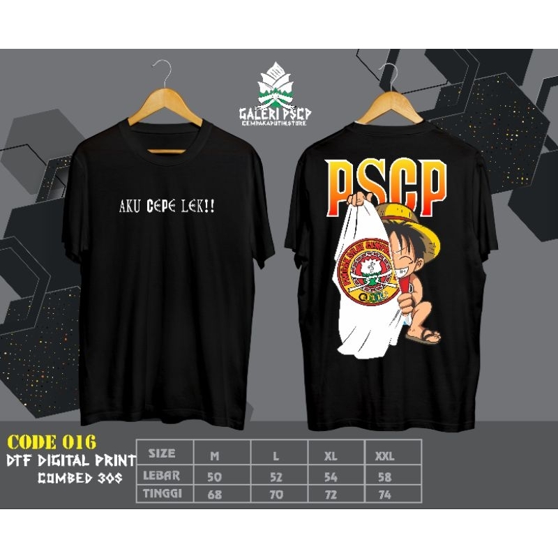 Kaos One Piece PSCP / Kaos Cempaka putih