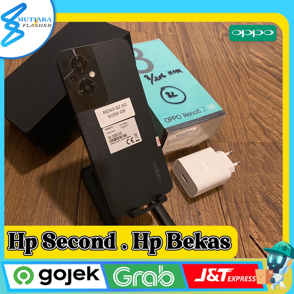 Oppo Reno 8Z 5G Ram 8 + Extended Ram 5GB Rom 256GB Second Original