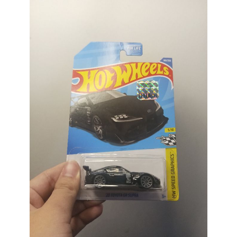 hot wheels toyota gr supra black exclusive recolor factory sealed