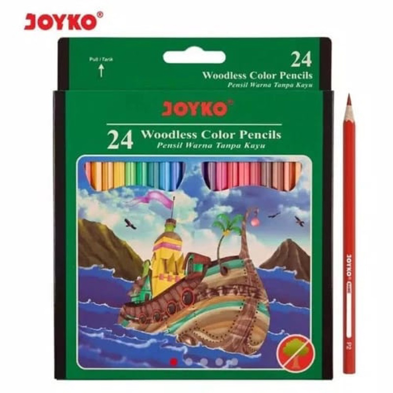 

PENSIL WARNA WOODLESS COLOR JOYKO
