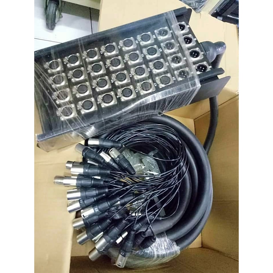 Snake Cable axl 24 chanel 8 out 50 meter – PAKAI ROLL ATAU TANPA ROLL