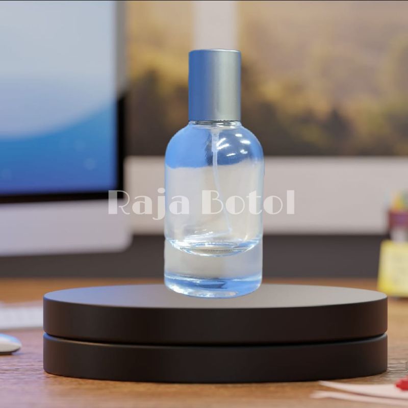 botol lelabo/botol parfum 30ml semi press tutup silver
