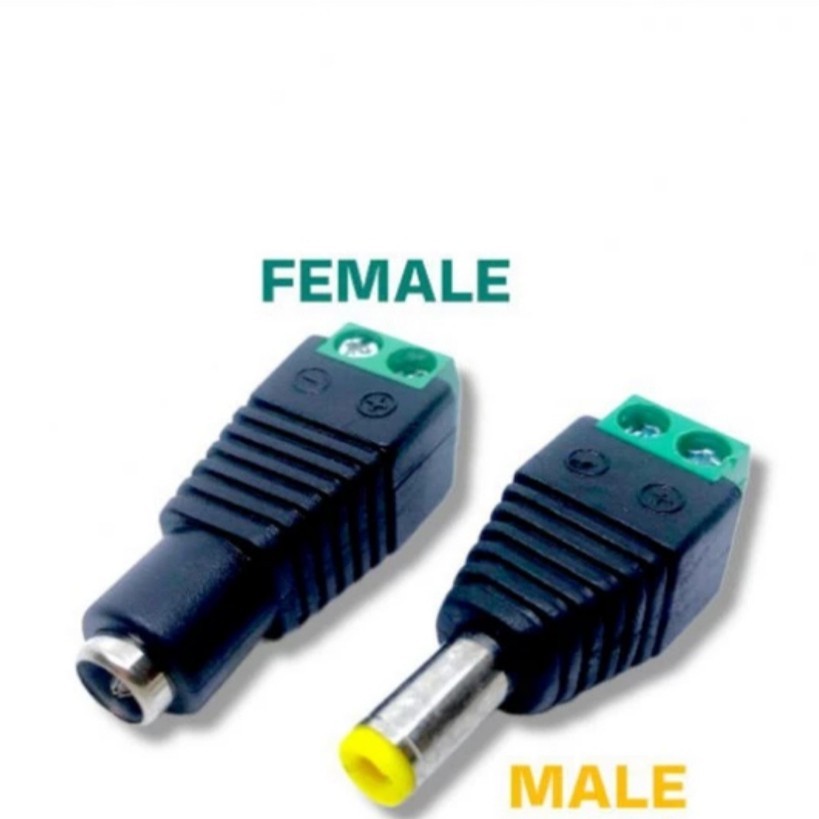 Jack DC JEK DC Konektor DC Adptor CCTV Female / MALE Konektor