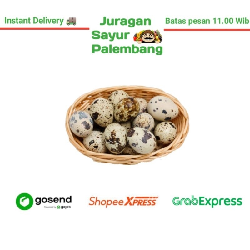 

Telur Puyuh isi 10 butir - Juragan Sayur Palembang