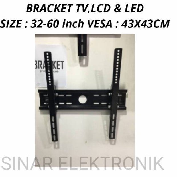 Paling Popular BRACKET LCD LED TV 326 VESA 4343CM CRT