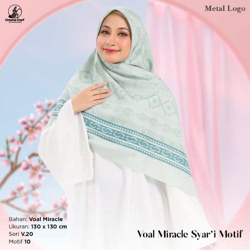 UMAMA Segiempat Syari motif miracle umama original