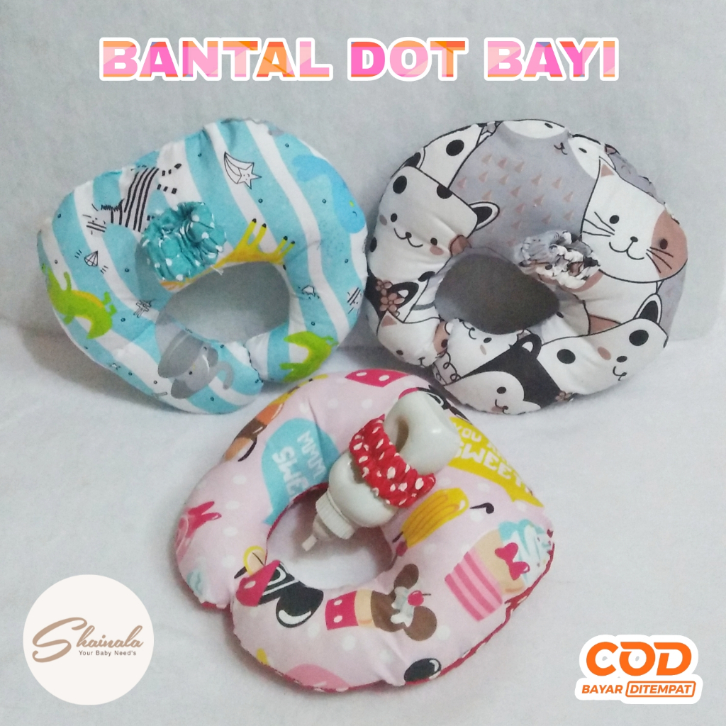 BANTAL DOT BAYI / BANTAL SUSU BAYI UKURAN BESAR MOTIF KARAKTER