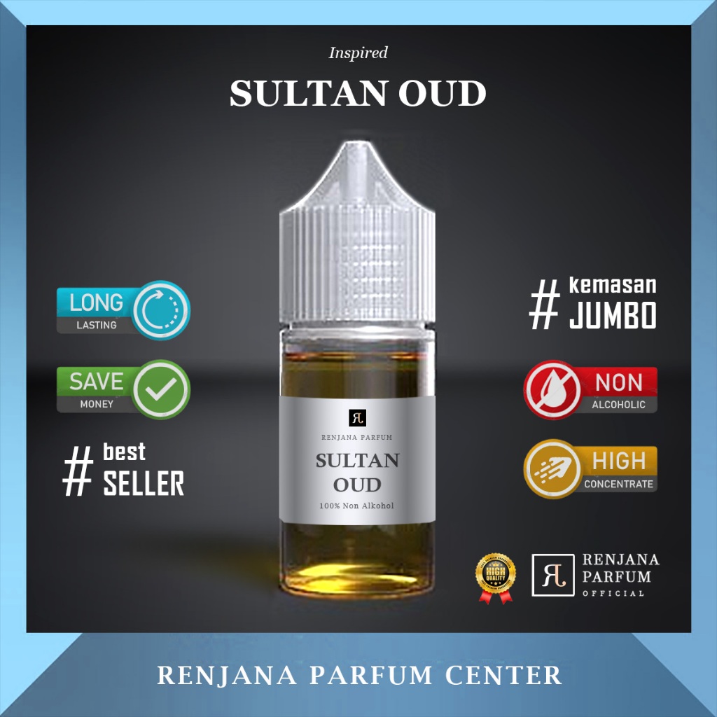 Parfum Bibit Murni SULTAN OUD - Minyak Wangi Non Alkohol