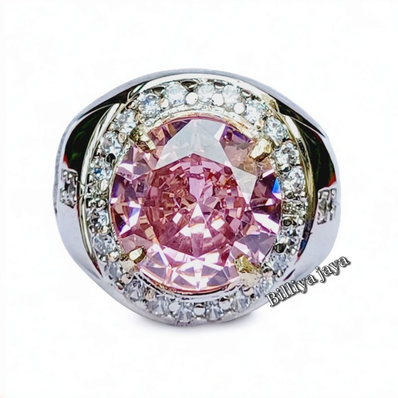 CINCIN BATU PINK TOPAS CUTTING TOP QUALITY