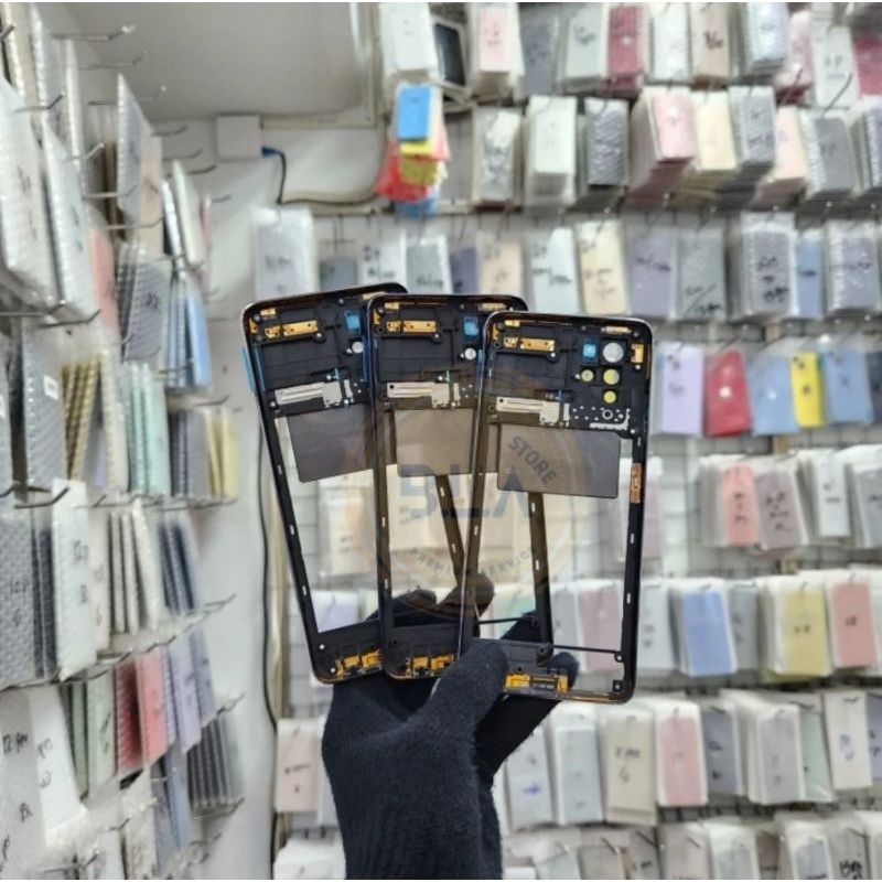 Bezel - Tulang Tengah Bezzel Infinix Note 10 Pro X695 - X695D Casing Samping - Middle Frame