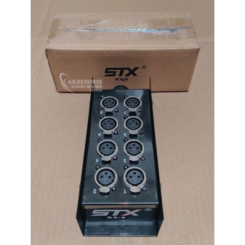 Box Kabel Snake STX 8chanel + Connector BSC 8 Kualitas Bagus